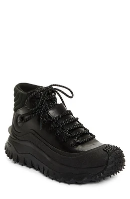 Moncler Trailgrip Gore-Tex Waterproof High Top Sneaker in Black at Nordstrom, Size 9Us