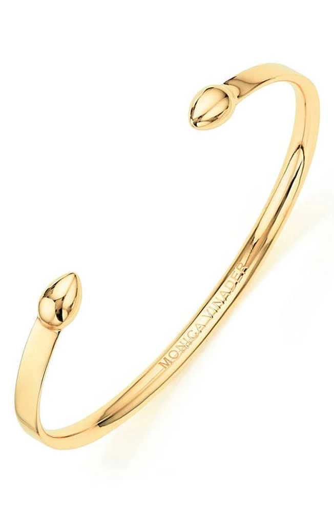 Monica Vinader Fiji Bud Cuff in Gold at Nordstrom