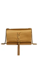 Saint Laurent Small Kate Satin Shoulder Bag in Gold Dust at Nordstrom