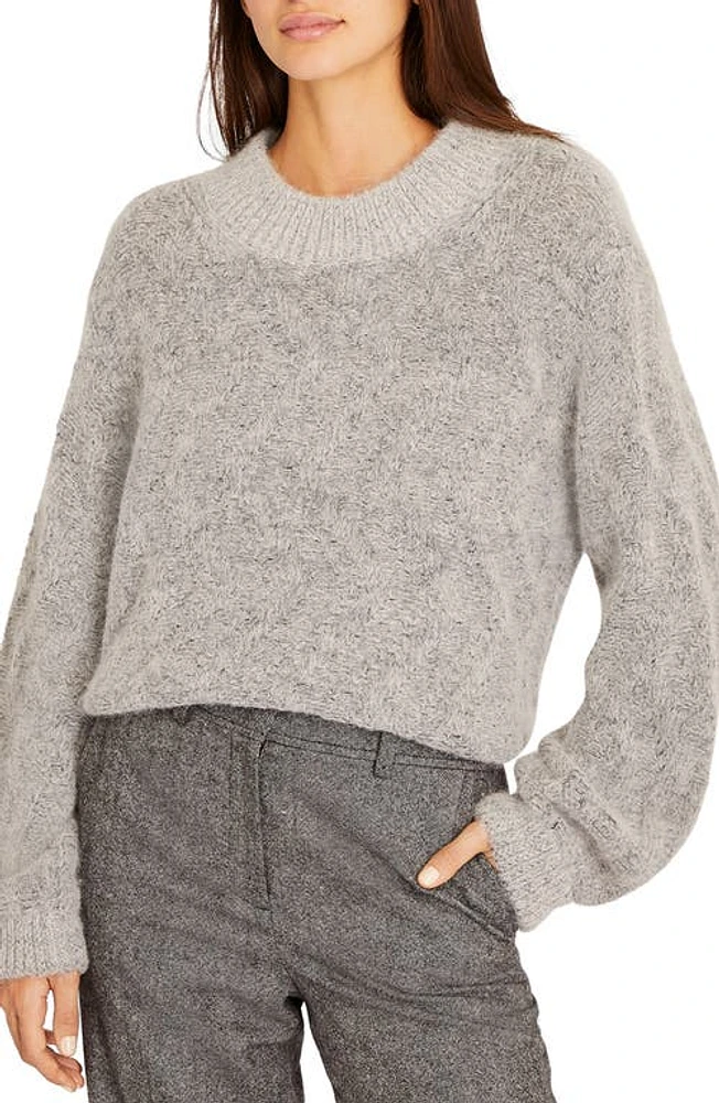 Club Monaco Alpaca Blend Sweater Medium Heather Grey/Gris at Nordstrom,