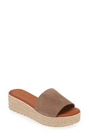 Cordani Bizzy Espadrille Platform Wedge Slide Sandal Suede at Nordstrom,