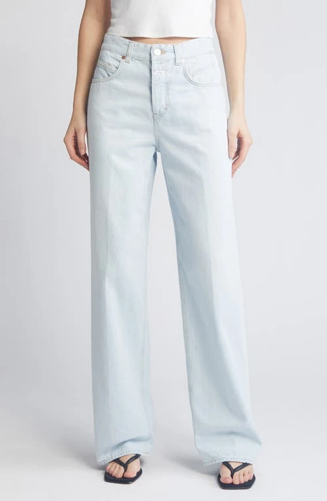 Closed Nikka WIde Leg Jeans Light Blue at Nordstrom,