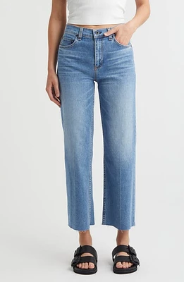 ASKK NY Raw Hem Crop Wide Leg Jeans Keel Over at Nordstrom,