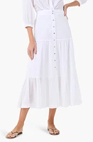 NIC+ZOE Cotton Tiered Skirt at Nordstrom,