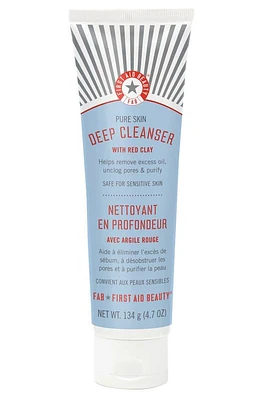 First Aid Beauty Pure Skin Deep Cleanser with Red Clay at Nordstrom, Size 4.7 Oz