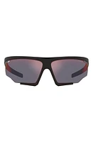 Prada Linea Rossa 76mm Irregular Sunglasses in Dark Grey at Nordstrom