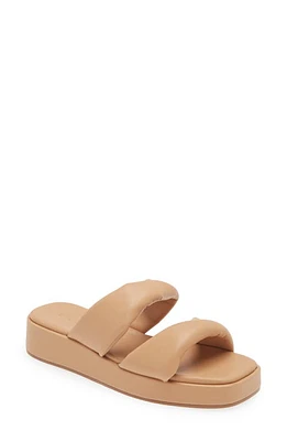 Billini Cory Platform Slide Sandal Desert at Nordstrom,