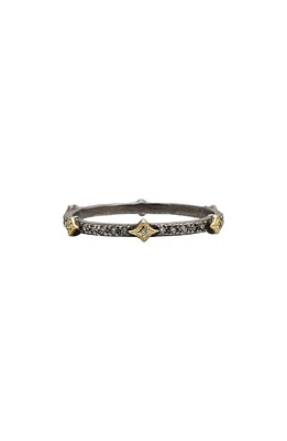 Armenta Old Work Crivelli Diamond Stack Ring in Silver at Nordstrom, Size 6.5