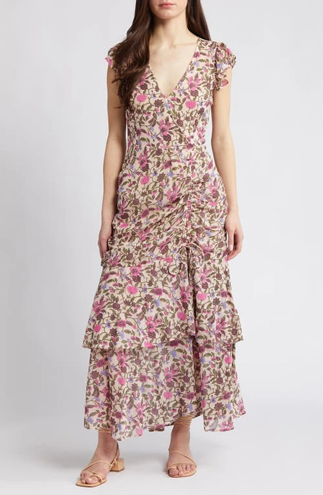 Cleobella Bryce Chiffon Maxi Dress Kaia Print at Nordstrom,