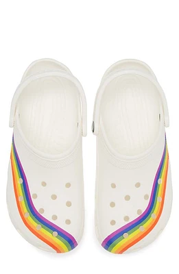 CROCS Classic Clog White/Multi at Nordstrom, Women's