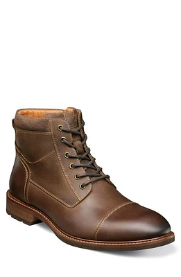 Florsheim Lodge Cap Toe Lace-Up Boot in Brown Ch at Nordstrom, Size 8