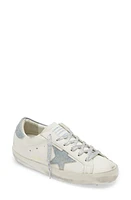 Golden Goose Super-Star Low Top Sneaker White/Blue at Nordstrom,