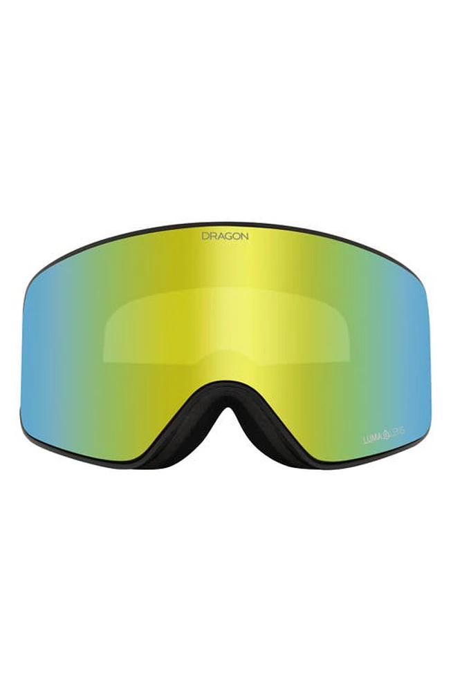 DRAGON NFX MAG OTG 61mm Snow Goggles With Bonus Lens in Classic Grey Ll Gold Amber at Nordstrom