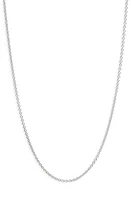 Monica Vinader Fine Chain Link Necklace in Silver at Nordstrom