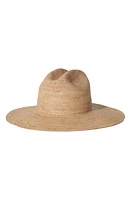 Janessa Leoné Chandler Raffia Straw Sun Hat Natural at Nordstrom,