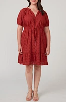 Estelle Cordelia Cotton Eyelet Dress Ginger at Nordstrom,