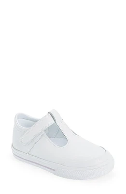 Footmates Drew Mary Jane Sneaker White Leather at Nordstrom, M