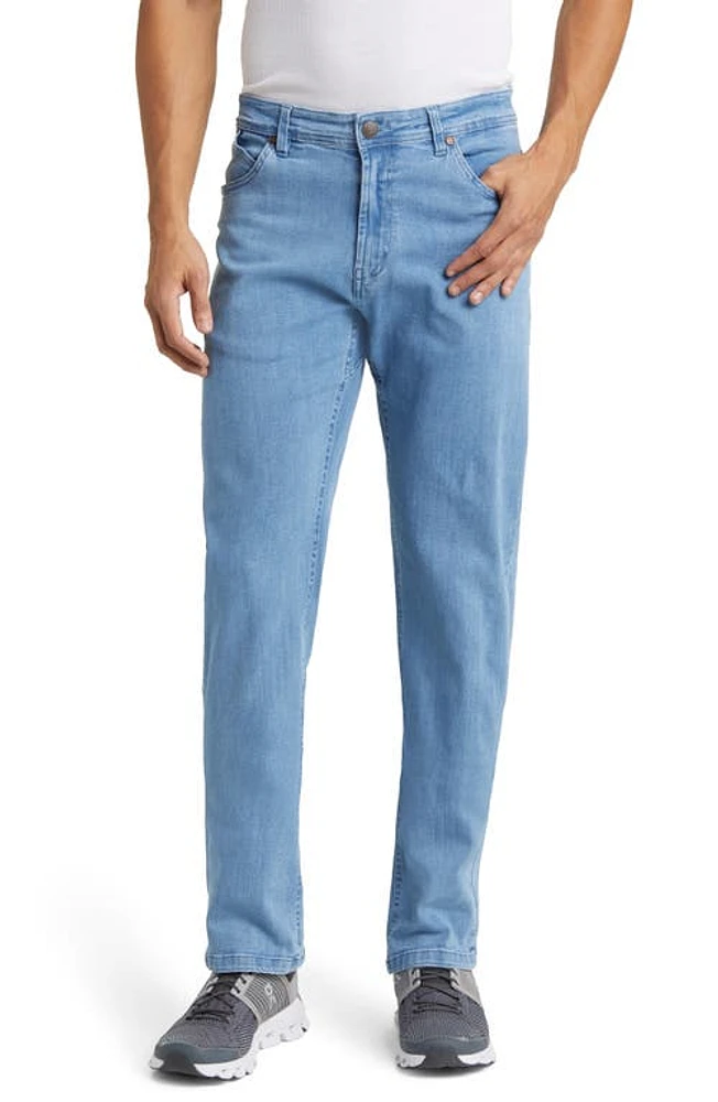 Barbell Apparel Relaxed Athletic Fit 2.0 Stretch Jeans Light Wash at Nordstrom,