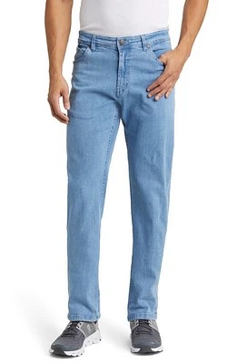 Barbell Apparel Relaxed Athletic Fit 2.0 Stretch Jeans Light Wash at Nordstrom,