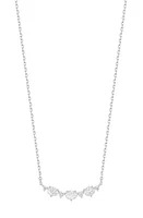 Bony Levy Audrey Diamond Bar Pendant Necklace in 18K White Gold at Nordstrom