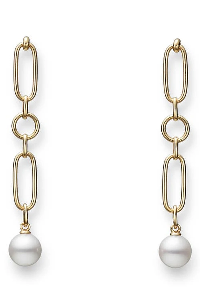 Mikimoto M Collection Cultured Pearl Drop Earrings in 18Ky at Nordstrom