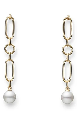 Mikimoto M Collection Cultured Pearl Drop Earrings in 18Ky at Nordstrom