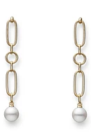 Mikimoto M Collection Cultured Pearl Drop Earrings in 18Ky at Nordstrom