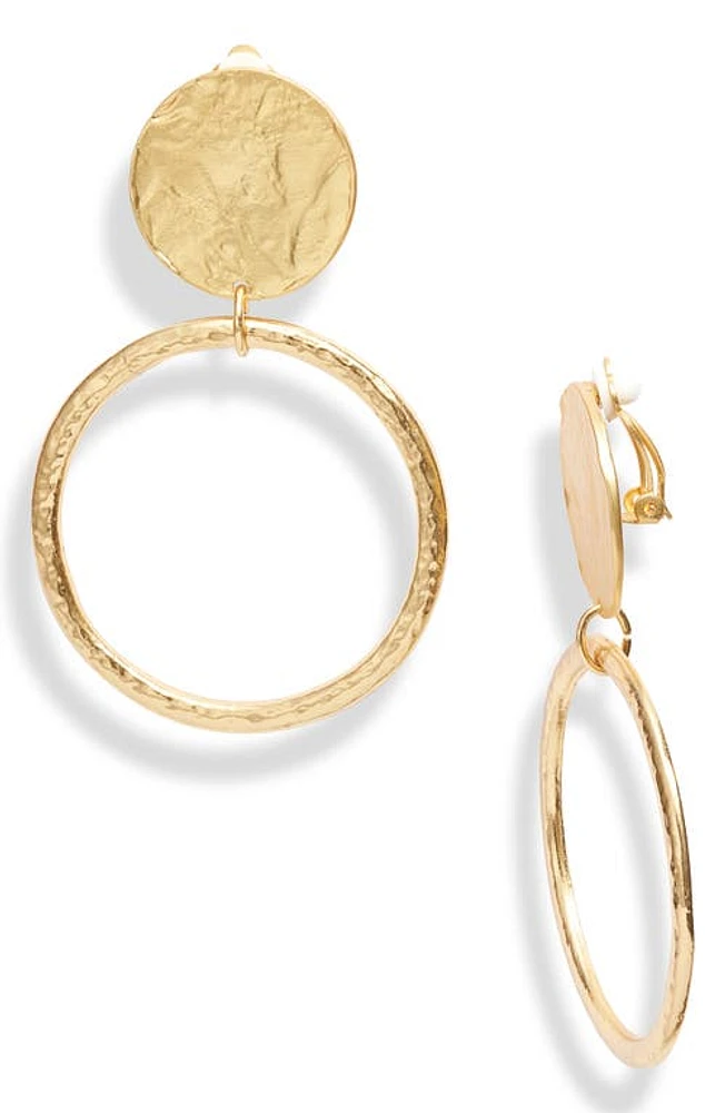 Karine Sultan Statement Clip Earrings in Gold at Nordstrom