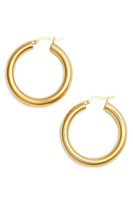 Argento Vivo Sterling Silver Hoop Earrings in Gold at Nordstrom