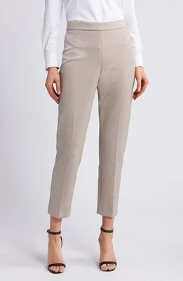 BOSS Tilunara Slim Fit Pants Goat Jersey Melange at Nordstrom,