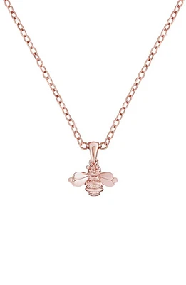 Ted Baker London Bellema Bumblebee Pendant Necklace in Brushed Rose Gold Tone at Nordstrom