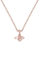 Ted Baker London Bellema Bumblebee Pendant Necklace in Brushed Rose Gold Tone at Nordstrom