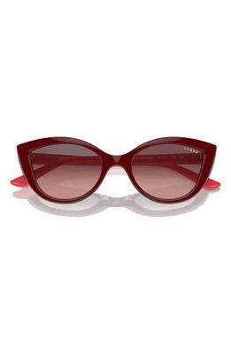 VOGUE Kids' 46mm Gradient Cat Eye Sunglasses in Bordeaux at Nordstrom