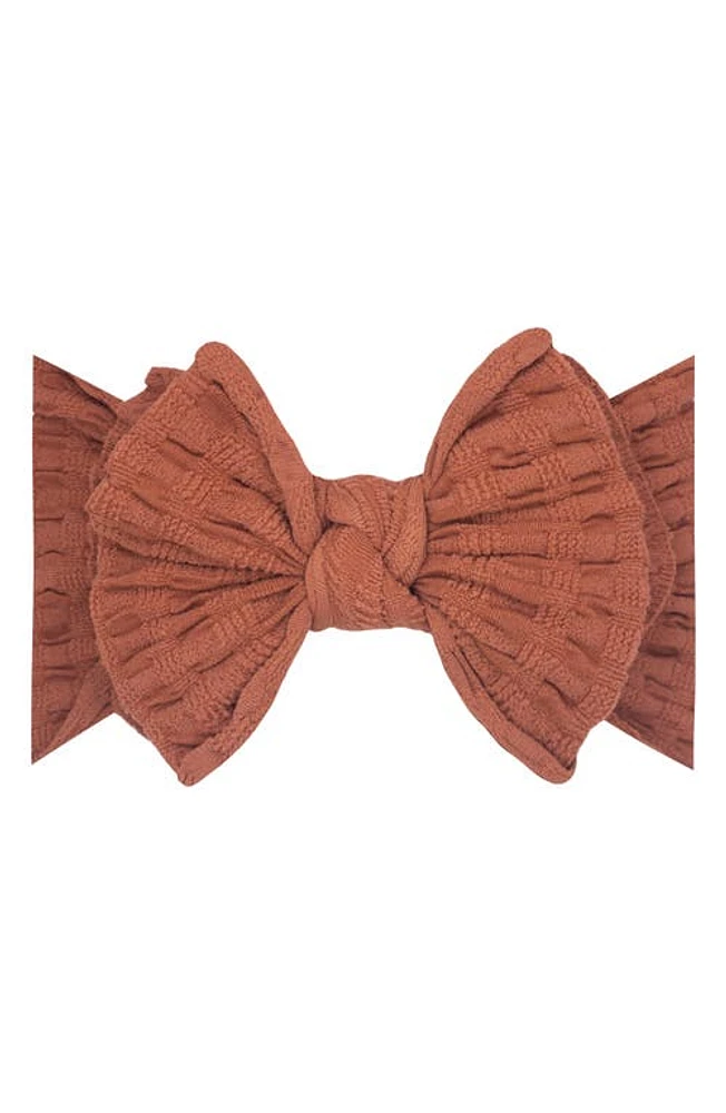 Baby Bling Waffle Knit Headband in Clay at Nordstrom