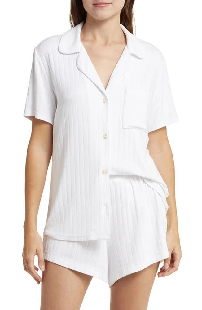 Eberjey Relaxed Rib Short Pajamas at Nordstrom,