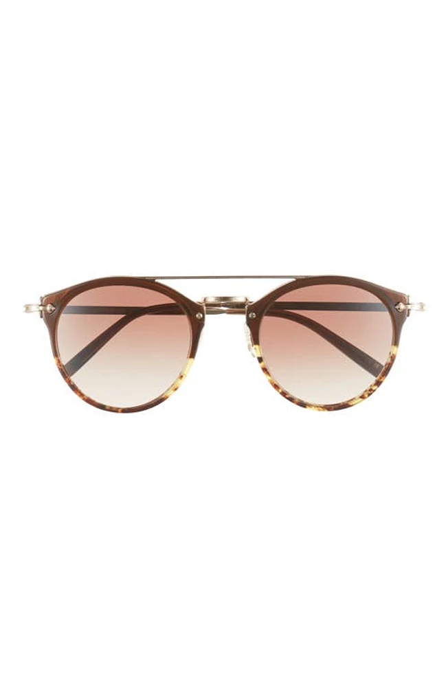 Oliver Peoples Remick 50mm Phantos Sunglasses in Dark Tortoise at Nordstrom