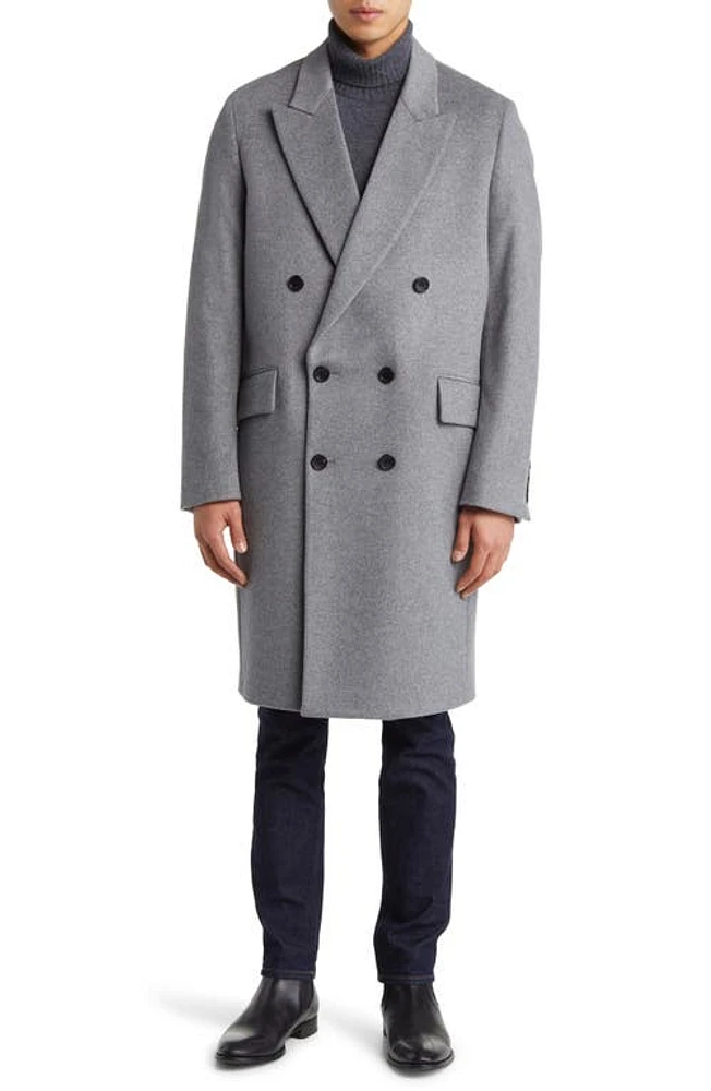 Cardinal of Canada Thomas Wool & Cashmere Over Coat Light Grey at Nordstrom,