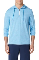 Bugatchi Quarter Zip Performance Hoodie at Nordstrom,