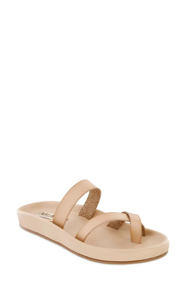 MIA Limited Edition Zora Toe Loop Sandal Beige at Nordstrom,