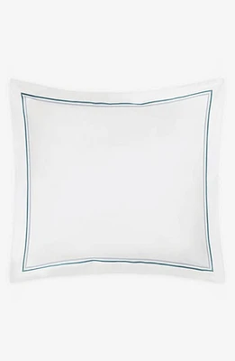 Matouk Essex Cotton Percale Euro Sham in Pool at Nordstrom