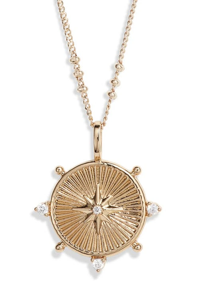 MIRANDA FRYE Brinley Illuminate Charm Pendant Necklace in Gold at Nordstrom