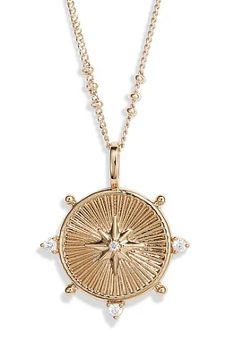 MIRANDA FRYE Brinley Illuminate Charm Pendant Necklace in Gold at Nordstrom