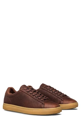 CLAE Bradley Sneaker Cocoa Leather Light Gum at Nordstrom,