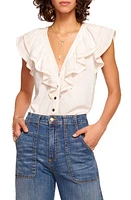 Ramy Brook Lettie Ruffle Detail Button-Up Shirt at Nordstrom,