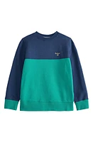 Barbour Kids' Benjamin Crewneck Sweatshirt Dk Denim at