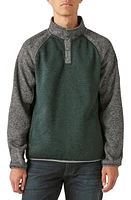 Lucky Brand Colorblock Mock Neck Raglan Pullover Multi at Nordstrom,