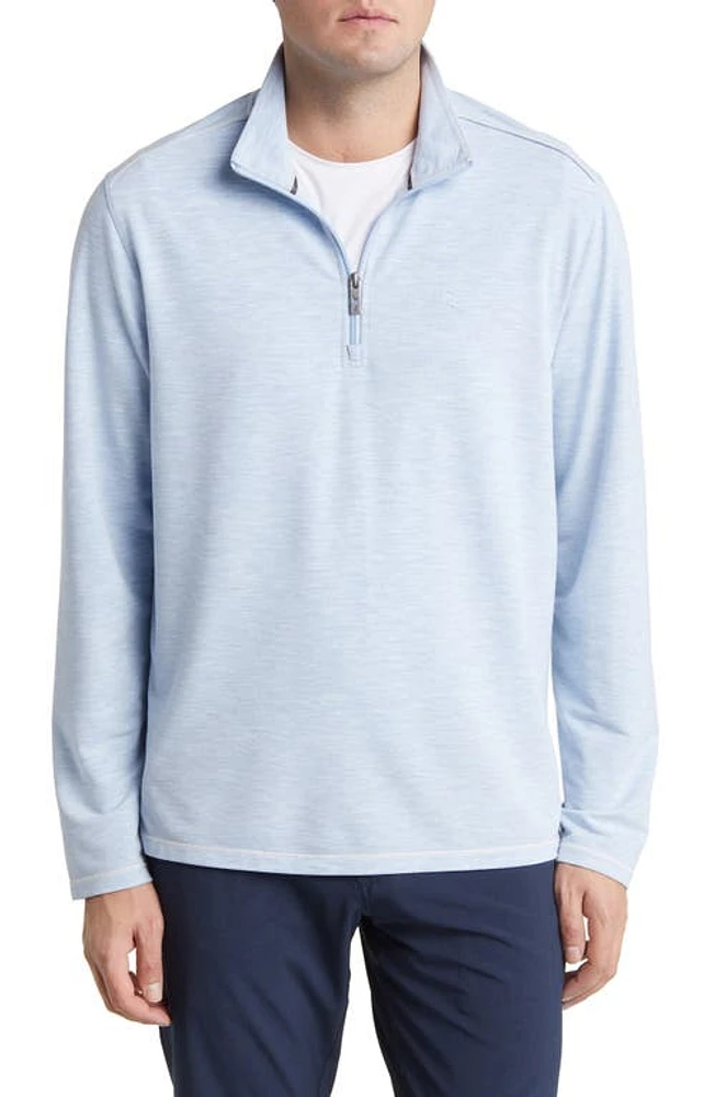 Tommy Bahama Coasta Vera Half Zip Pullover in Campanula at Nordstrom, Size 2Xlt