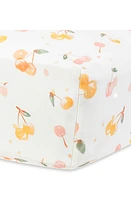 Under the Nile Organic Cotton Muslin Crib Sheet in Cherries at Nordstrom