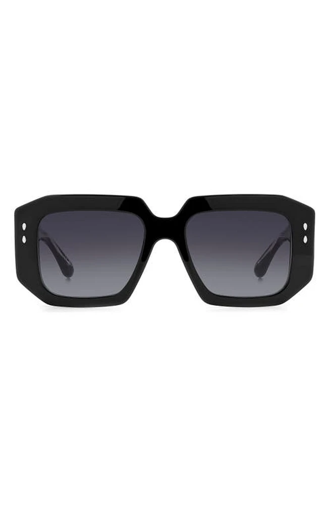 Isabel Marant 53mm Gradient Square Sunglasses in / Shaded at Nordstrom