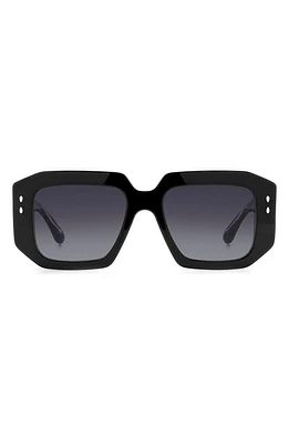 Isabel Marant 53mm Gradient Square Sunglasses in / Shaded at Nordstrom